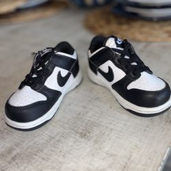 Nike Dunk Low Pandas Toddler Size 7C