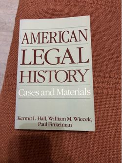 American Legal History Textbook