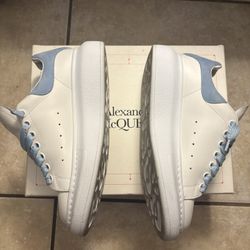 ALEXANDER McQUEEN WHITE POWDER BLUE