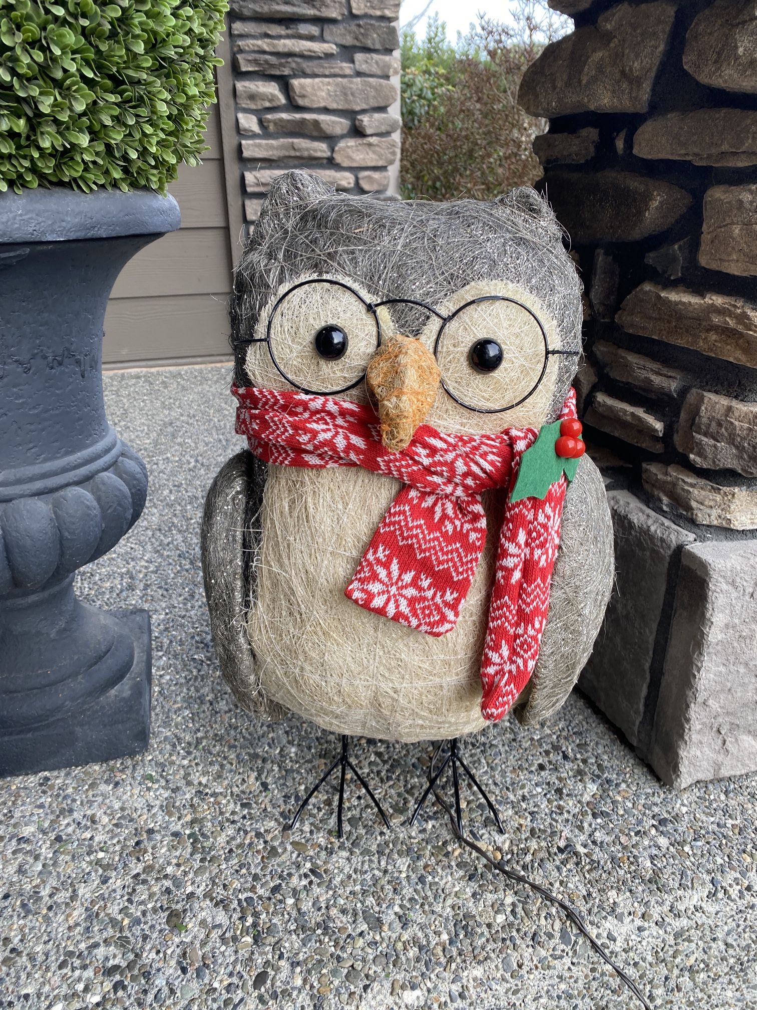 Wondershop At Target Lit Owl Decoration