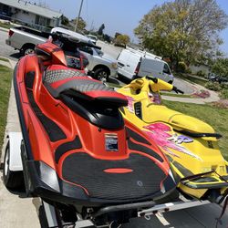 Yamaha FZS SVHO 2016 And Seadoo XP With Trailer Jetski Jet Ski Waverunner 