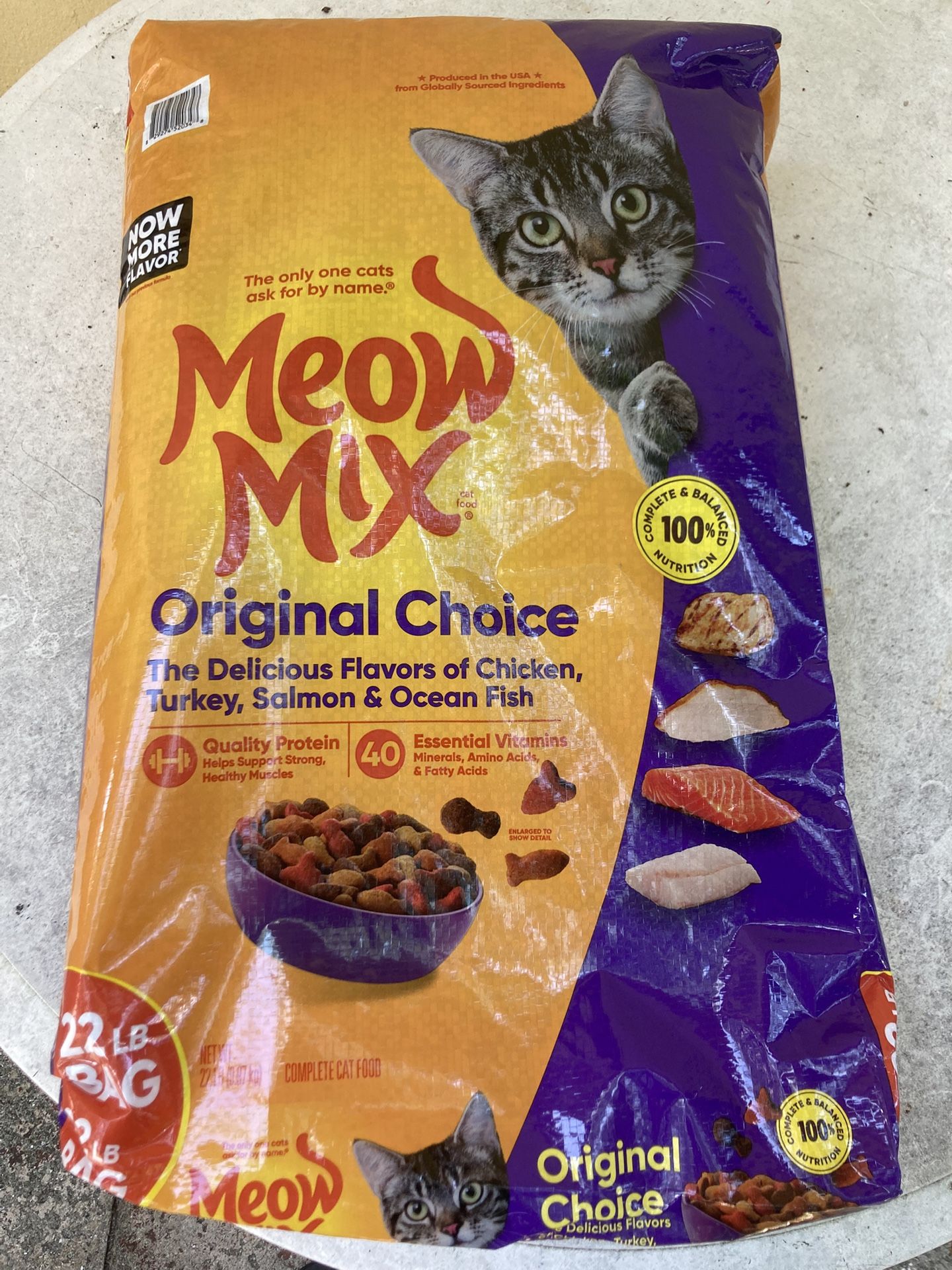 Cat Food Meow Mix 22 Lbs