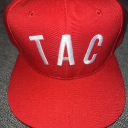 NEW RED TAC TACOMA SNAP BACK