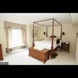 Queen 4 Poster Bed  and mattress