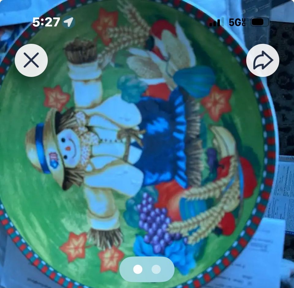 Decorative China plate