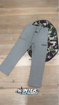 Dark Oatmeal Uncuffed Essentials Sweats