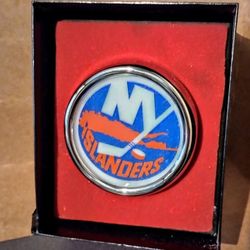 New York Islanders Hockey NHL Armbruster Medallion Light Car Truck RV Bike Vtg 