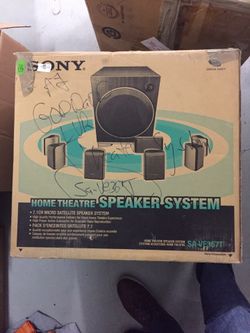 Sony SA-VE367T 7.1-Channel Surround Speaker System