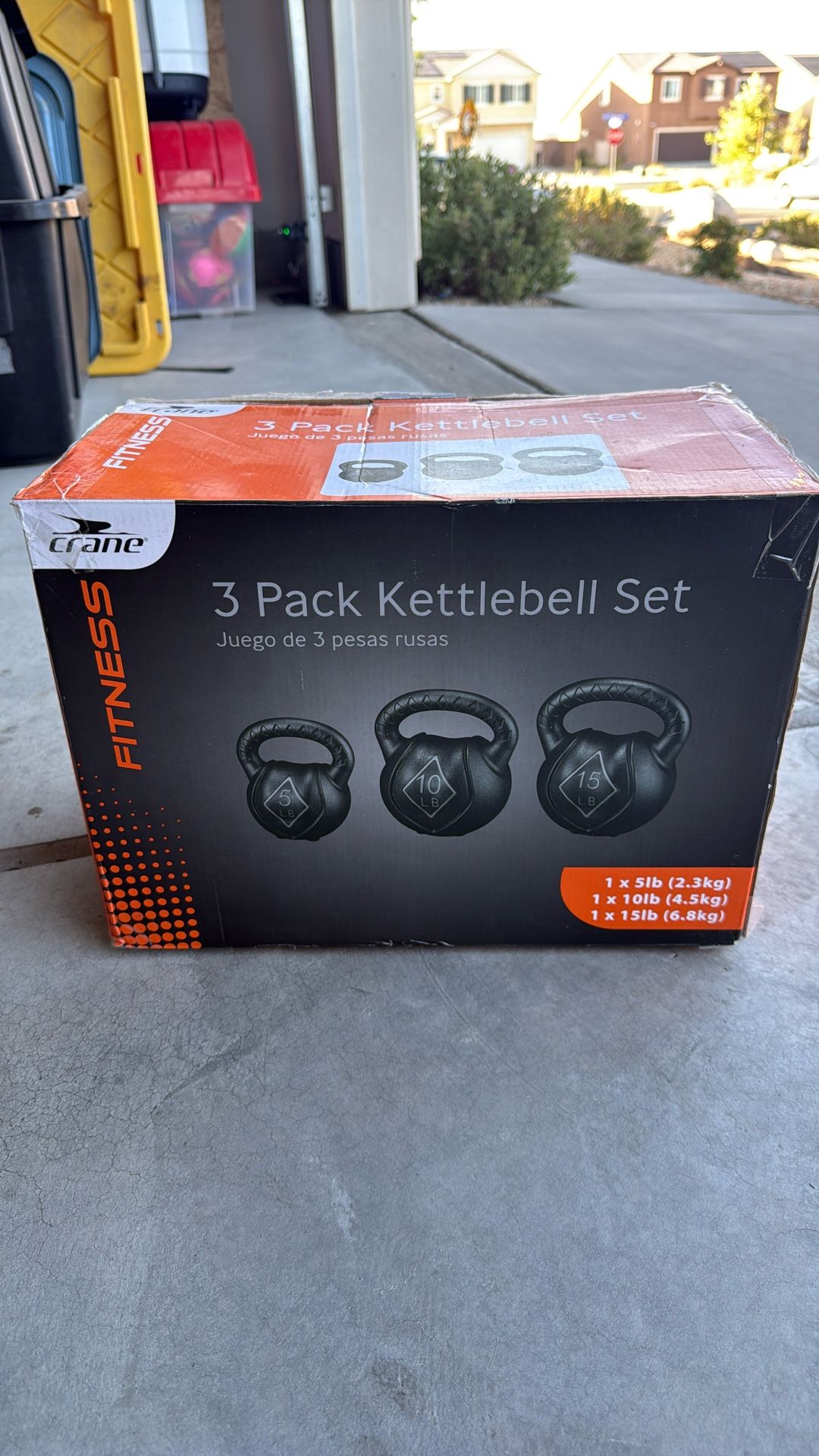 3 Pack Kettlebell Set