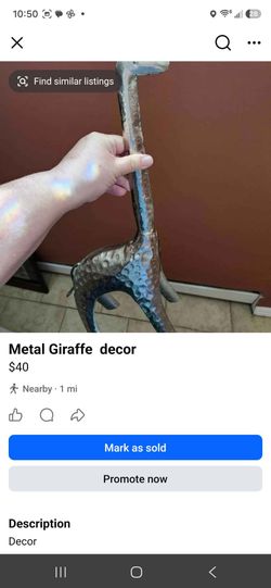 Metal Giraffe