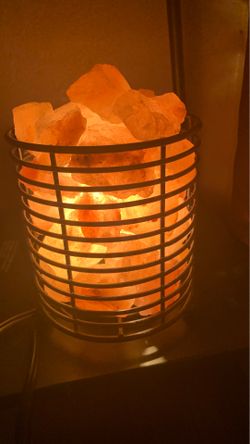 Lámpara Himalaya salt basket lamp