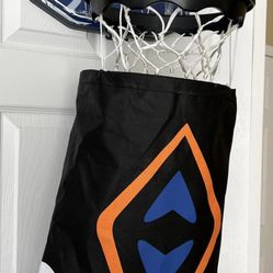 Hamper hoops kids laundry holder Over Door Bag Basketball Net