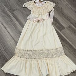Boho Flower Girl Dress Size 8
