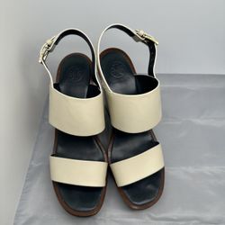 Tori Burch Wedge Sandals 8M