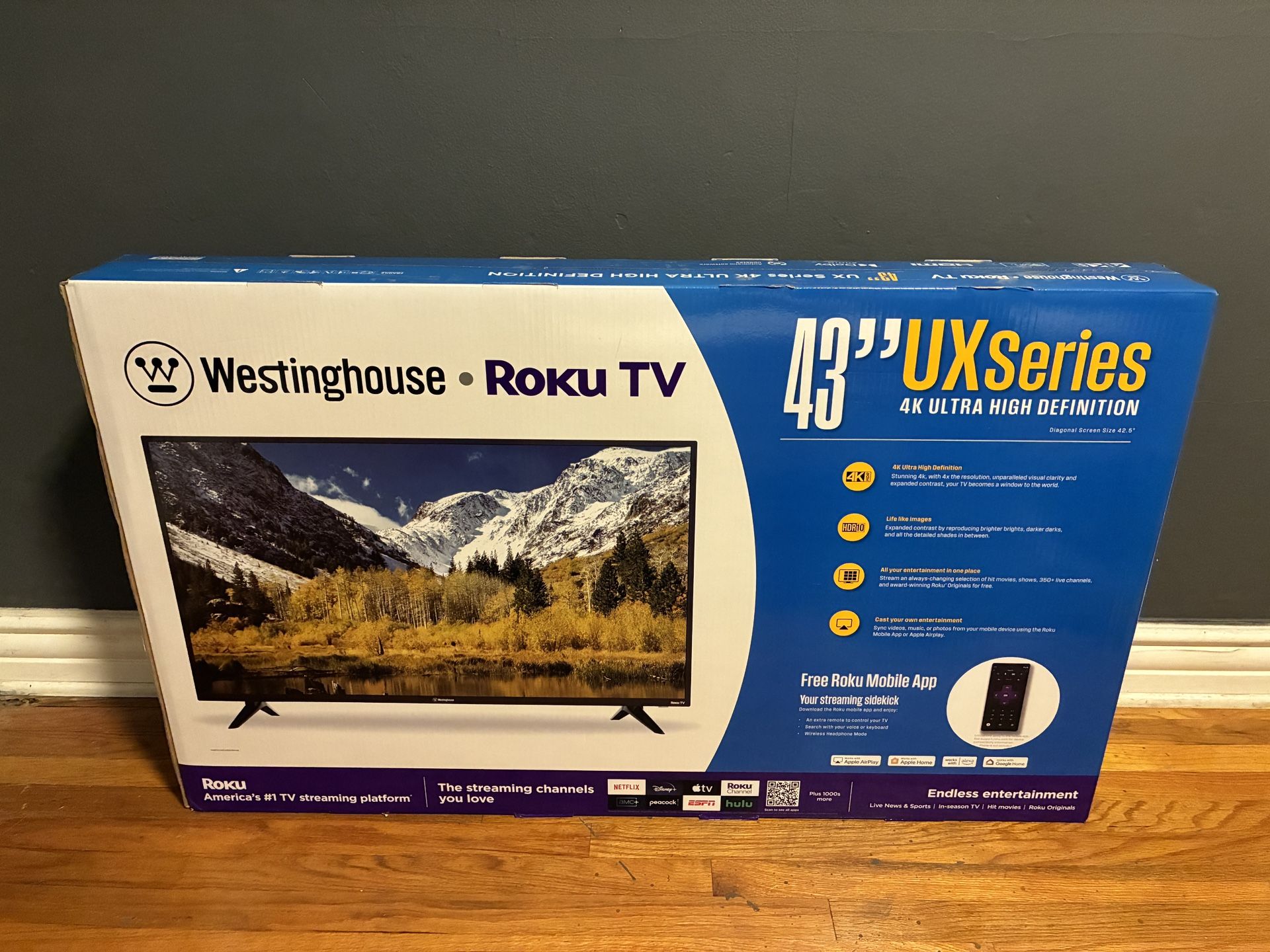 Westinghouse Roku Tv 43”