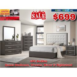 Beautiful Bedroom Set On Sale For Only $699