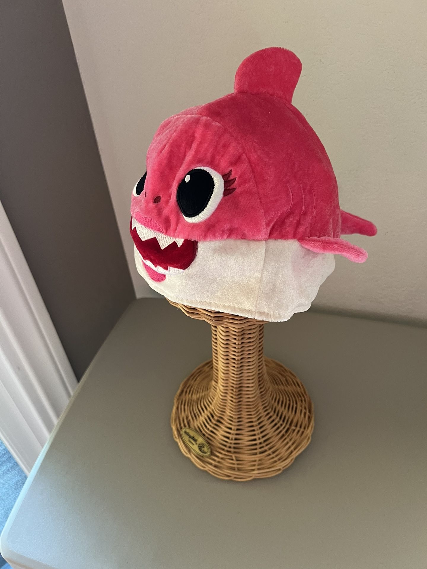 Pink Fong Baby Shark Plush Hat One Size 