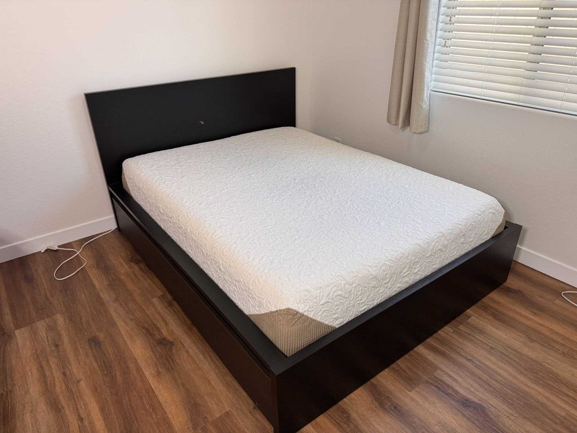 Queen Bed Frame + Mattress