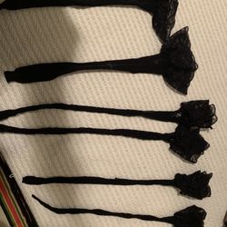 Black Lace/Fishnet Stockings