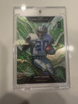 Barry Sanders 1/10 & Aaron Rodgers 1/4 Wild Card Metallix Lot – Short Print SP 🔥