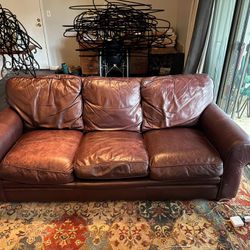 Leather Couch (brown)
