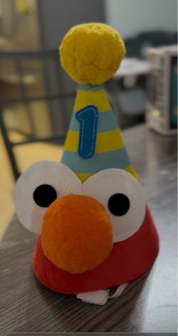 Elmo 1st Birthday Party Hat