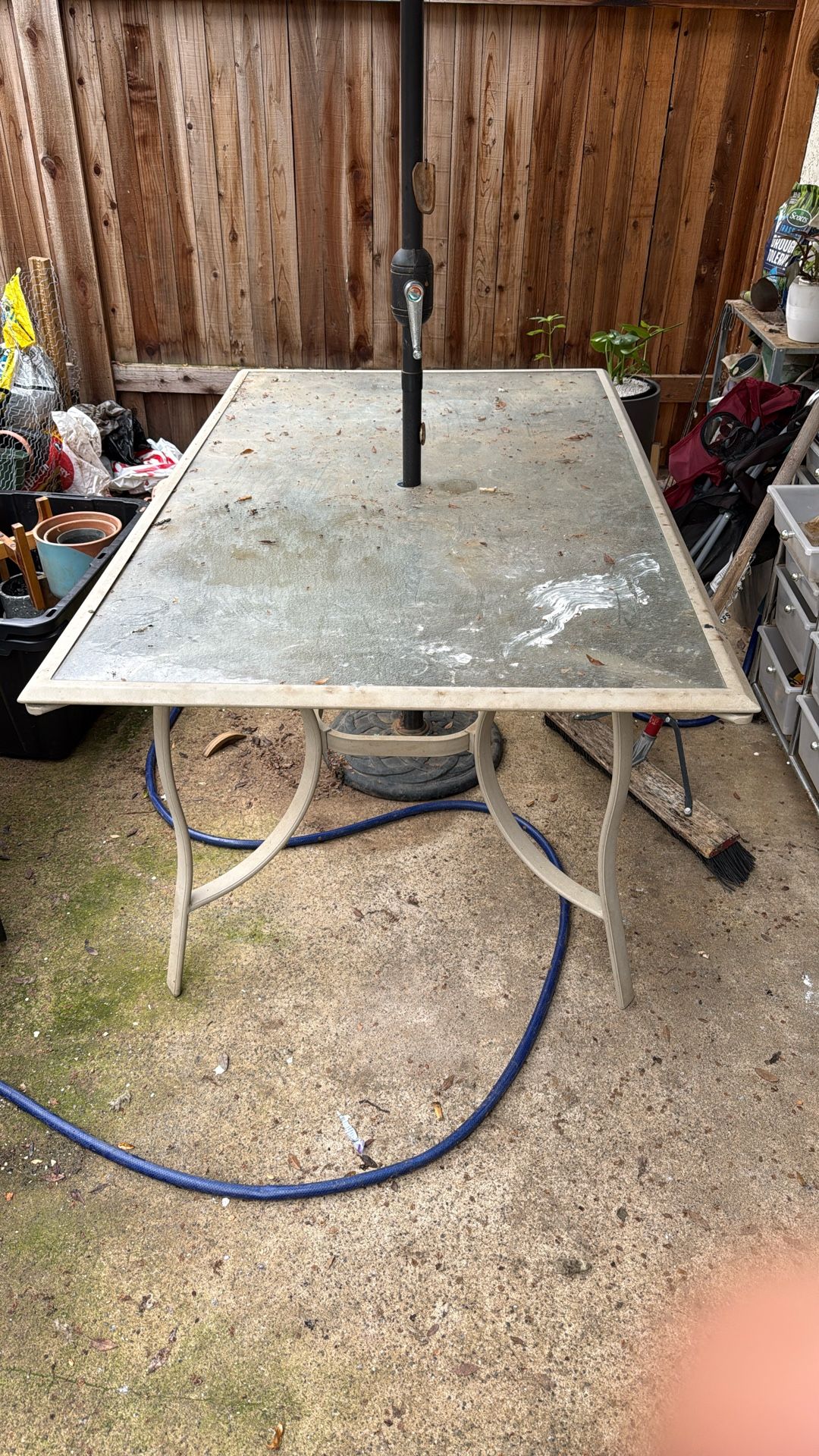 Outdoor Table - Umbrella & Stand Not Included