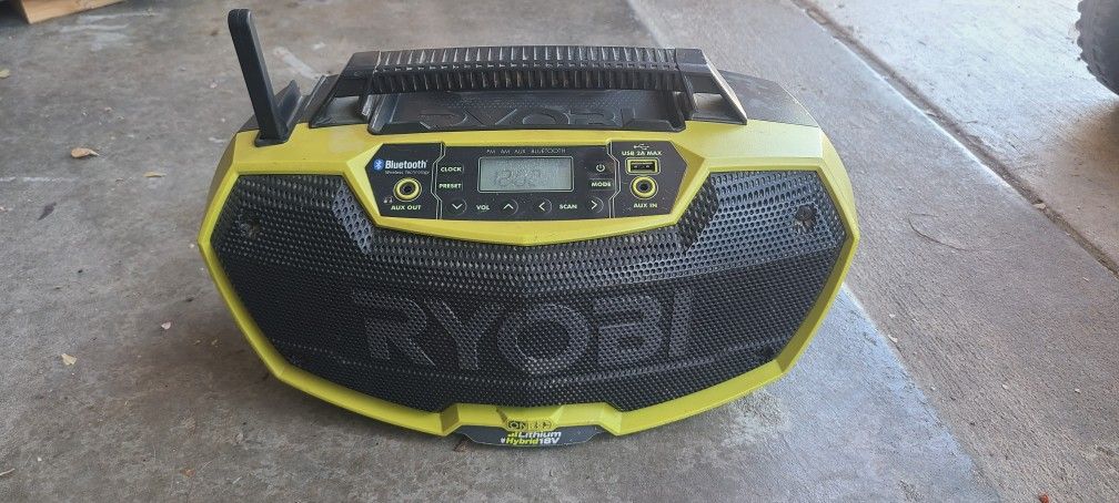 Ryobi P746 Bluetooth Wireless Stereo. No Battery