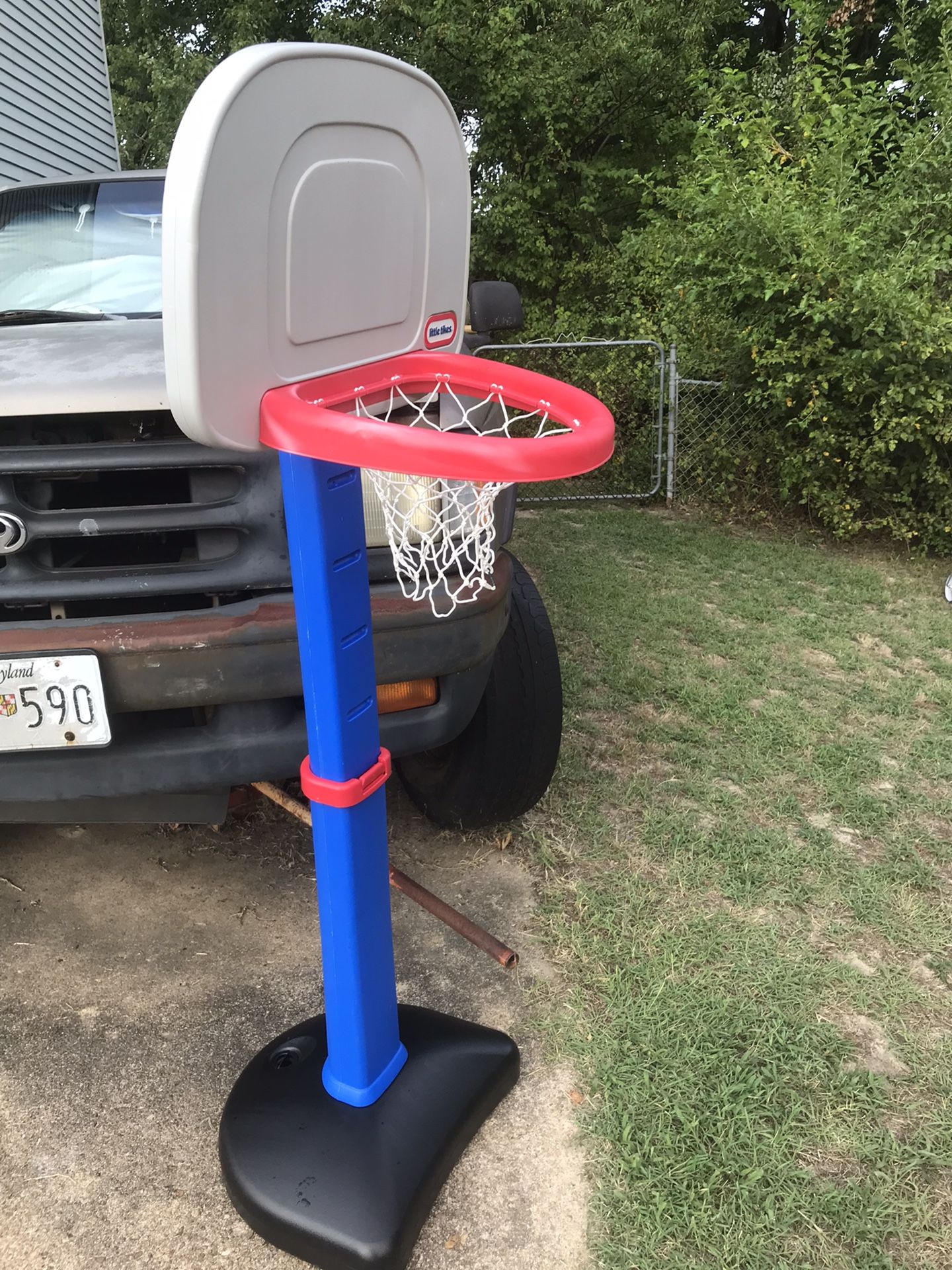 Lnew Kids Little Tykes Adjustable Basketball Hoop Only $25 Farm