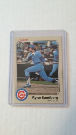 1983 Fleer Ryne Sandberg RC.