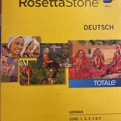 Rosetta Stone German Lvl 1-5 CIB OBO