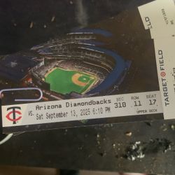 Target Center Arizona Diamond  Vs Twins Game Tickets 