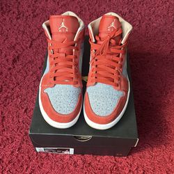 Jordan 1 Mid Cinnabar