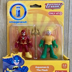 Fisher-Price Target Exclusive Imaginext Justice League FLASH & AQUAMAN MOC