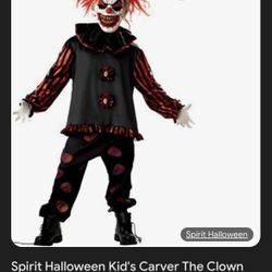 Kids Clown Costume Spirit Halloween