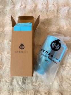 Hydrojug Flare Water bottle 32 oz Travel-size Blue