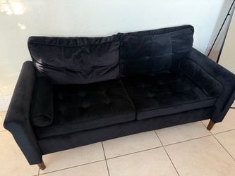 Black Loveseat Sofa Couch