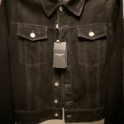 Saint Laurent Suede Jacket Small