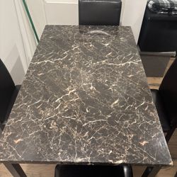 Table With 4 Chairs Included 