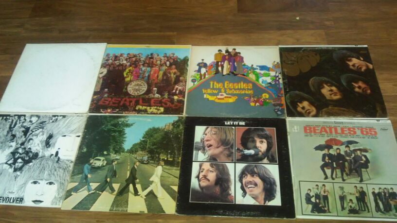 Lot of 12 Beatles Records