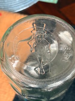 1978 Planters Peanuts "Mr. Peanut" 75th Anniversary Glass Jar.
