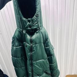 Men’s Green Puffer Jacket 