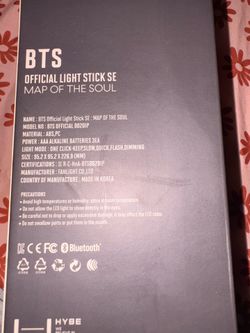 BTS Official Lightstick SE (Map of the Soul) Bluetooth w/ Box