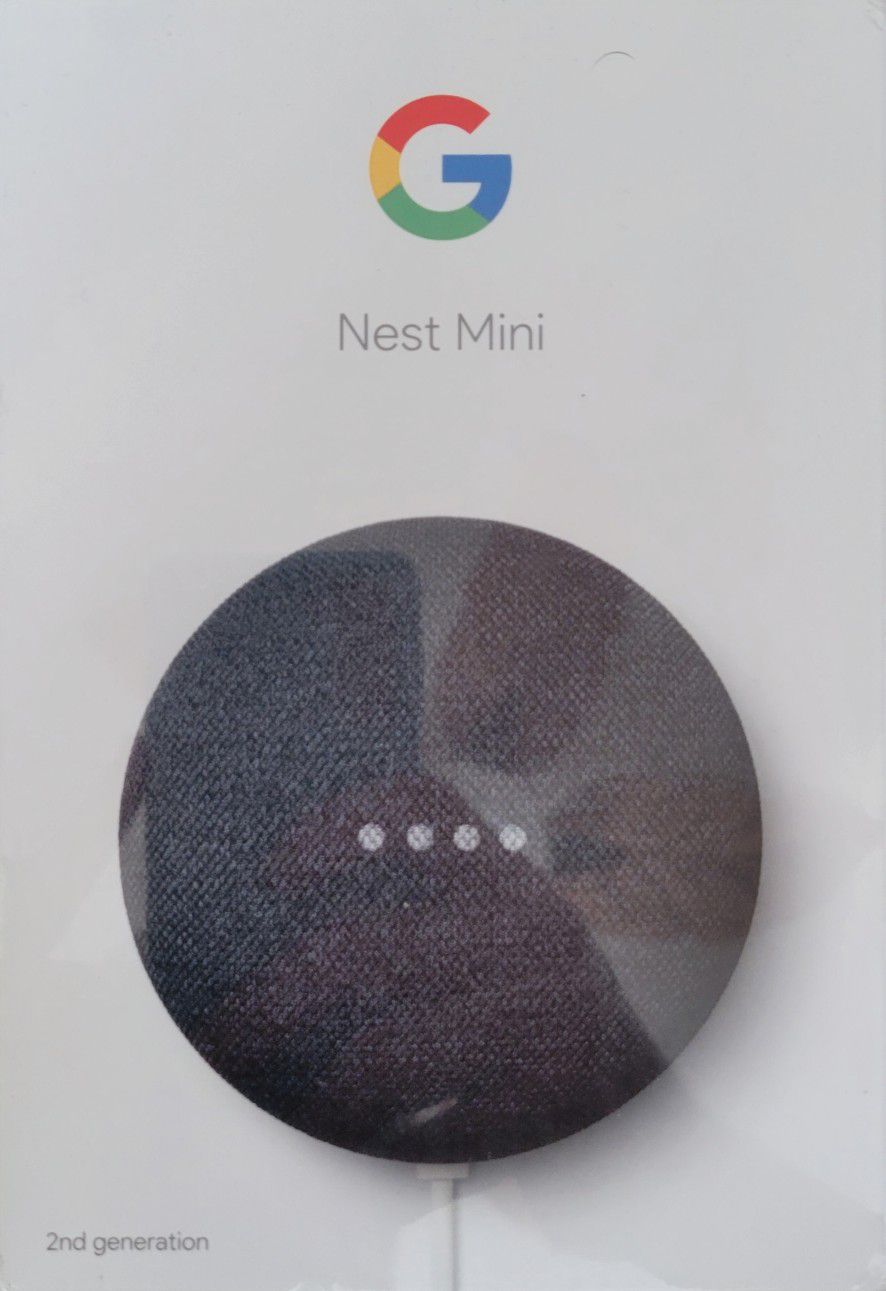 Brand New Never Opened Google Nest Mini 2nd Gen