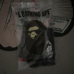 Black & Red Camo BAPE Streetwear Tee #BAPE