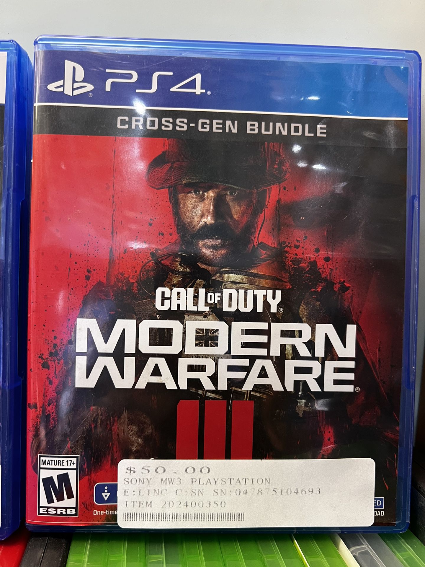 PS4 Call Of Duty Modern Warfare 3