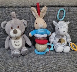 Plush Baby Toys Bundle (Set of 3)