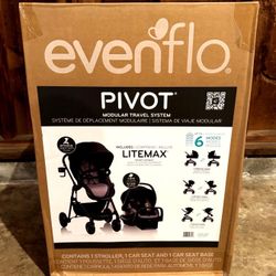 Brand New Evenflo Travel System – Car Seat + Stroller – $215