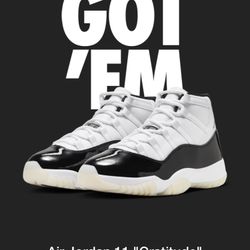 Nike, Air Jordan, 11 Gratitude Dmp Men’s Size 10.5 New With Box