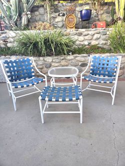 Vintage Tropitone Cantina 4 pc outdoor patio set